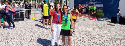 Alenquerenses Cristina Ponte e Petra Santos chegam à prata no Mundial de Laser Run